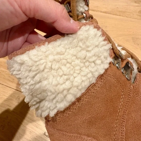 Marc Fisher Isalia Shearling Hiker Boots | Size 7 - Picture 7 of 7